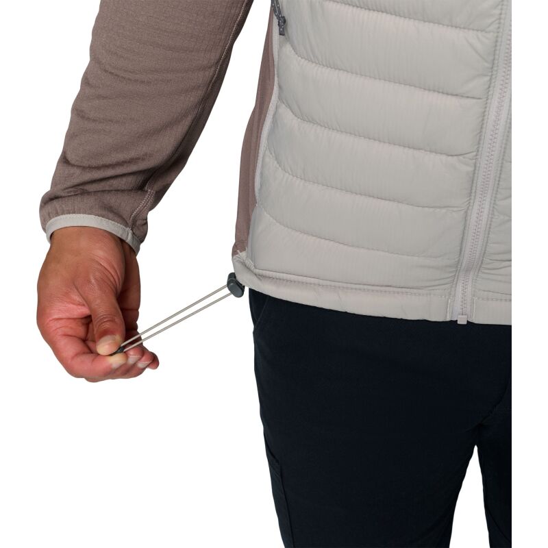 Columbia Powder Pass Hybrid Vest Men's Flint Grey, Iron