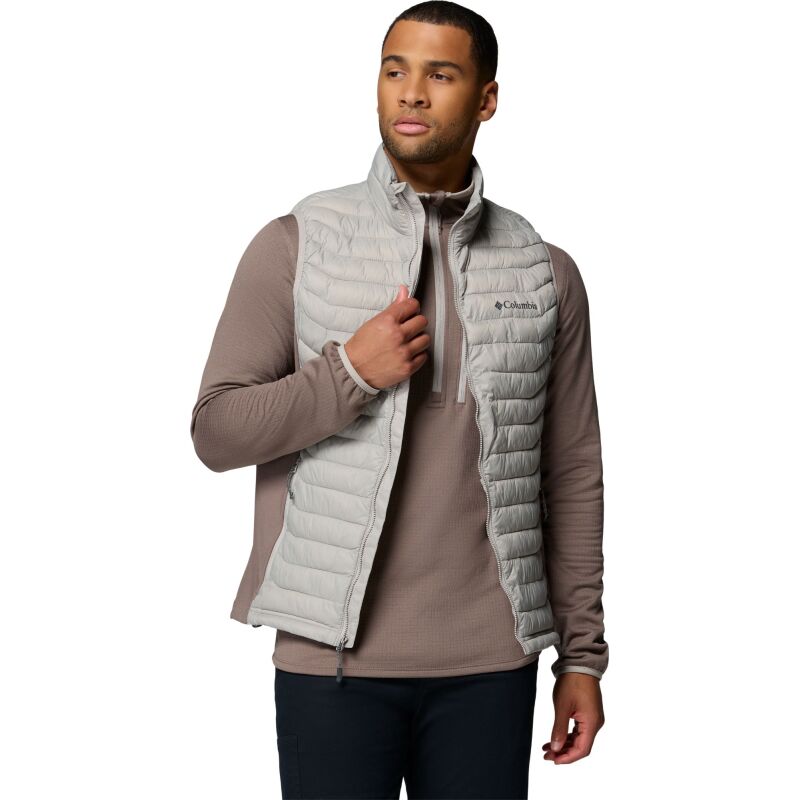 Columbia Powder Pass Hybrid Vest Men's Flint Grey, Iron