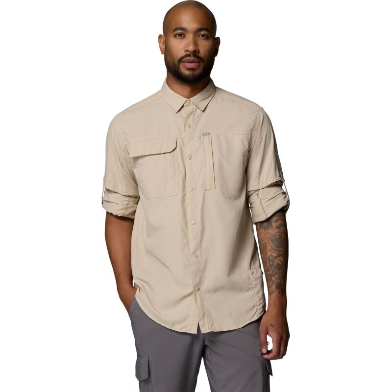Columbia Skien Valley Long Sleeve Shirt Men's Ancient Fossil