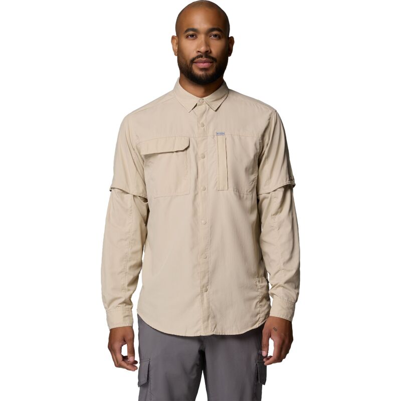Columbia Skien Valley Long Sleeve Shirt Men's Ancient Fossil