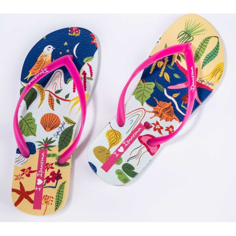 Ipanema Graffiti V Fem White/Pink/Blue