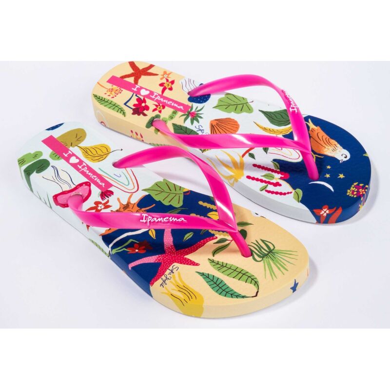 Ipanema Graffiti V Fem White/Pink/Blue