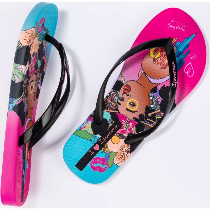 Ipanema Graffiti V Fem Pink/Black/Blue