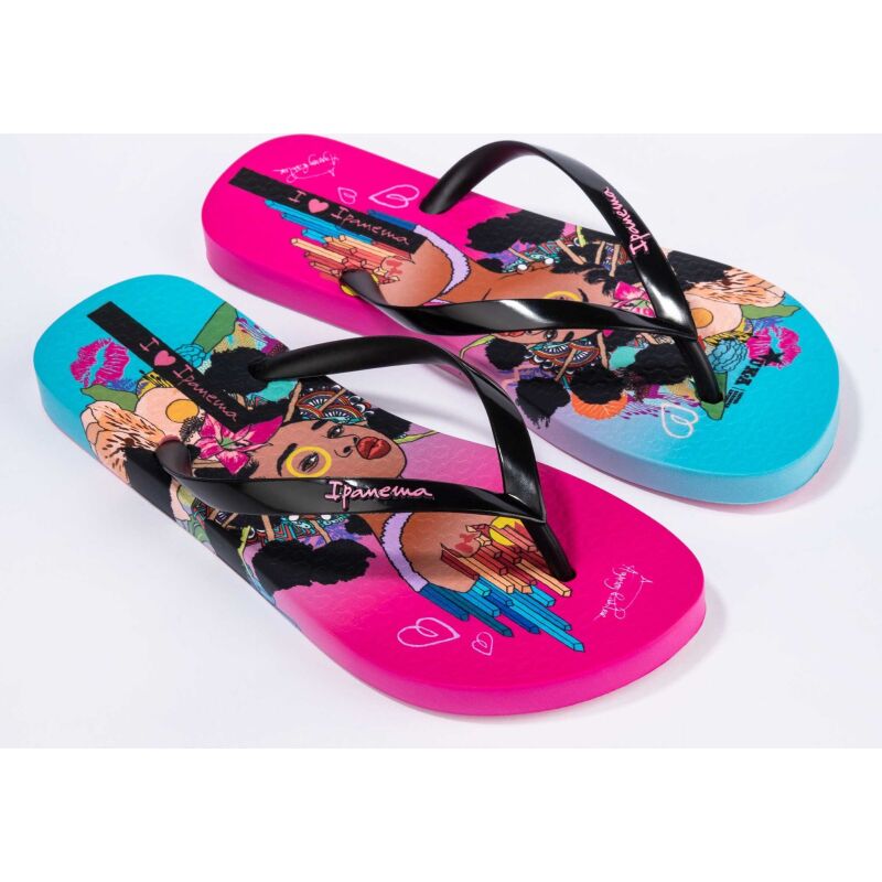 Ipanema Graffiti V Fem Pink/Black/Blue