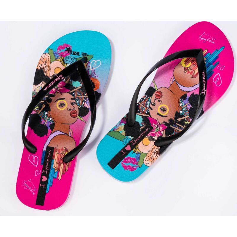 Ipanema Graffiti V Fem Pink/Black/Blue