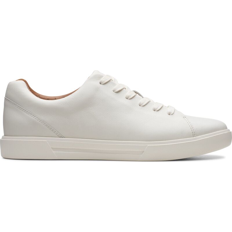 Clarks Un Costa Lace Men's White Leather