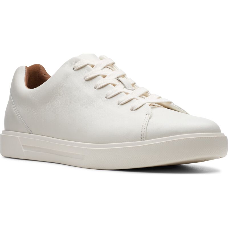 Clarks Un Costa Lace Men's White Leather
