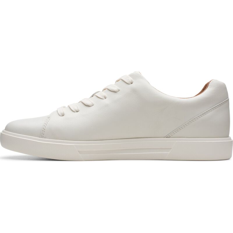Clarks Un Costa Lace Men's White Leather