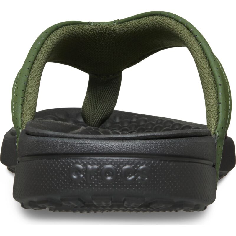 Crocs™ Yukon Surf Flip Army Green/Black