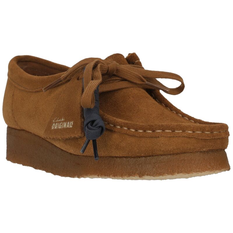 Clarks Wallabee Women's Cola Suede