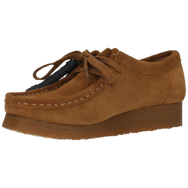 Clarks Wallabee Women's Cola Suede