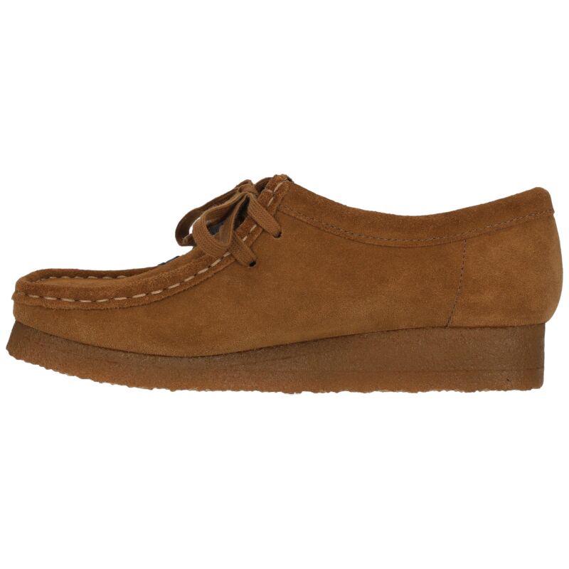 Clarks Wallabee Women's Cola Suede