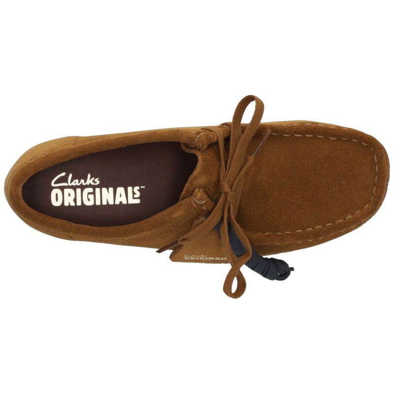 Clarks Wallabee Women's Cola Suede