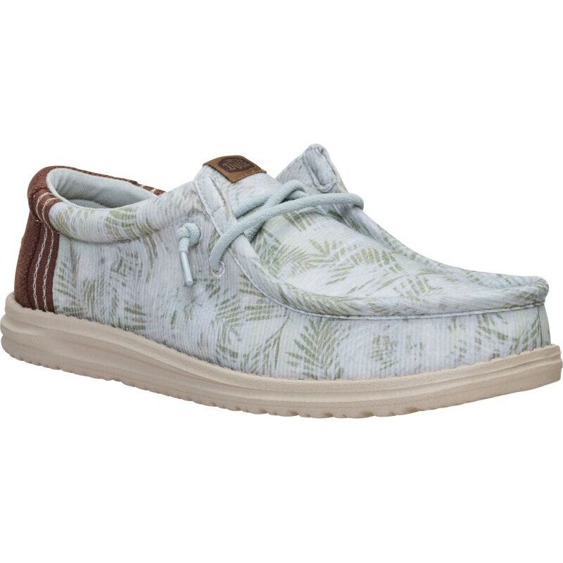 HEYDUDE Wally Washed Palm Men's Harbor Green/Multi