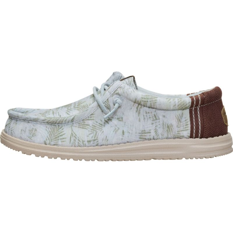HEYDUDE Wally Washed Palm Men's Harbor Green/Multi