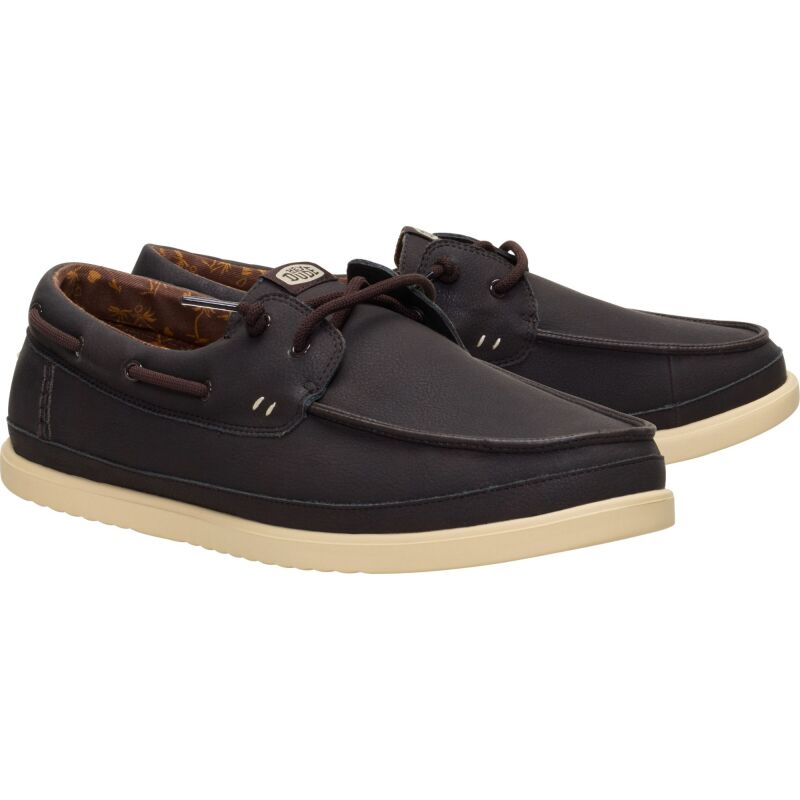 HEYDUDE Harbor Lo Classic Men's Mole Brown/Multi