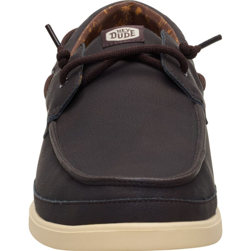 HEYDUDE Harbor Lo Classic Men's Mole Brown/Multi
