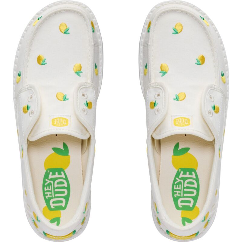 HEYDUDE Wendy Cru Embroidered Women's Egret/Multi