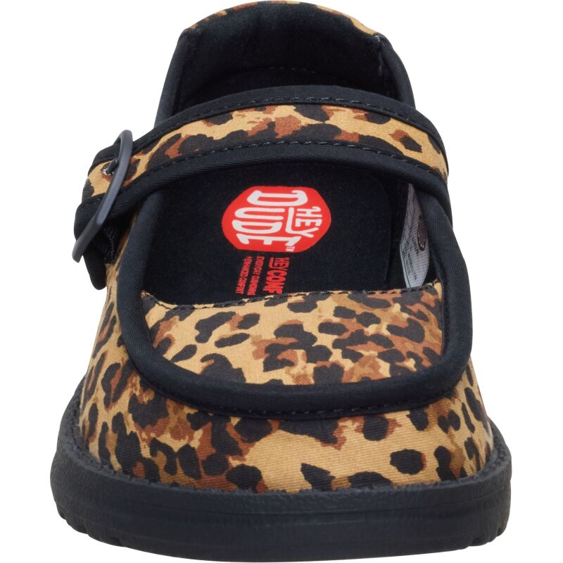 HEYDUDE Wendy Jane Washed Twill Women's Leopard/Black