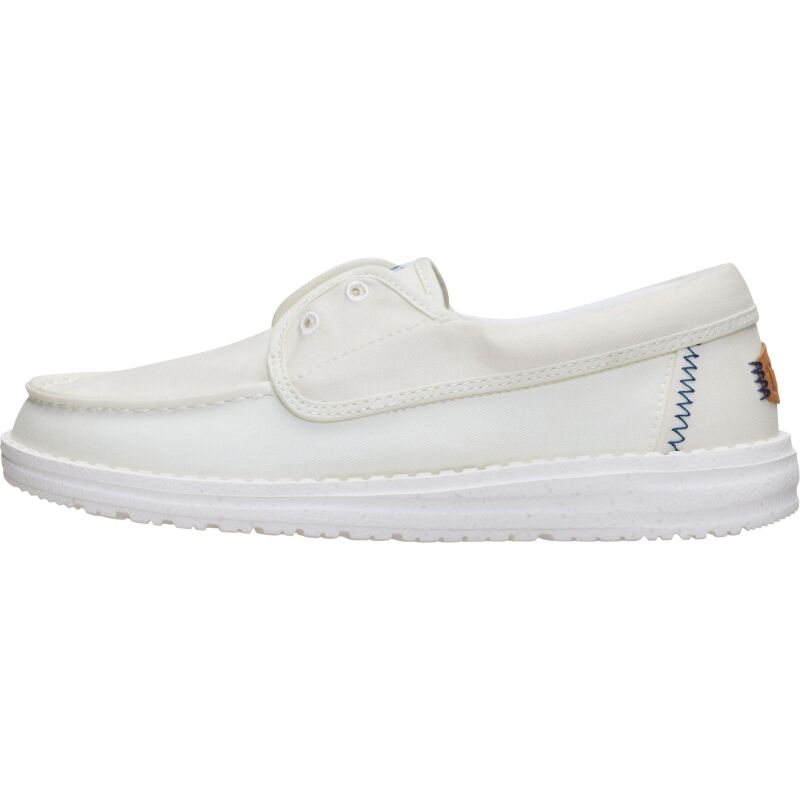 HEYDUDE Wendy Cru Stretch Canvas Women's Snow White