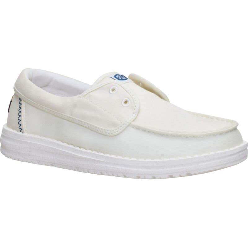 HEYDUDE Wendy Cru Stretch Canvas Women's Snow White