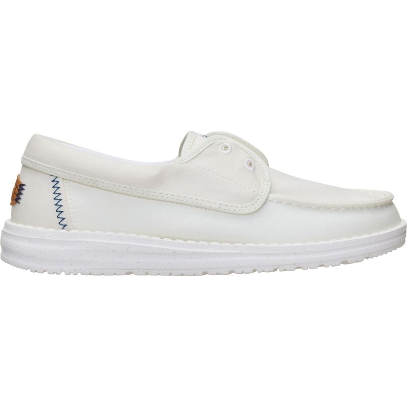 HEYDUDE Wendy Cru Stretch Canvas Women's Snow White