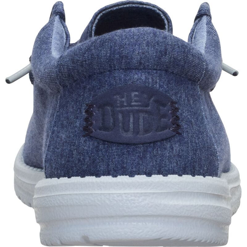 HEYDUDE Wally Stretch Jersey Men's Navy