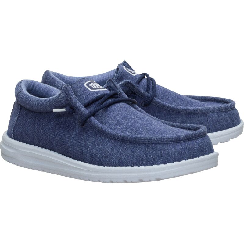 HEYDUDE Wally Stretch Jersey Men's Navy