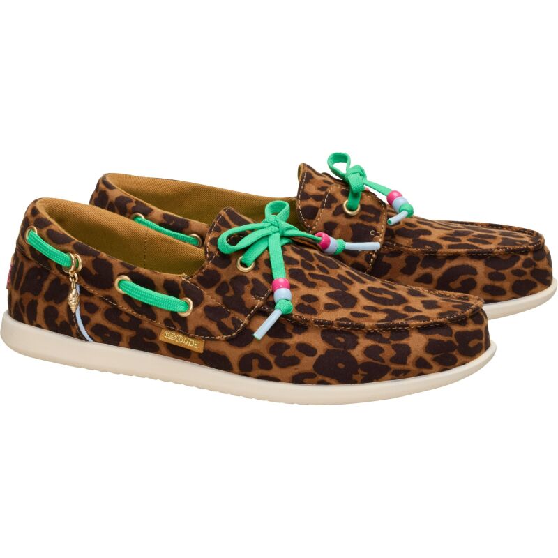 HEYDUDE Harbor Breeze Lo Premium Women's Leopard