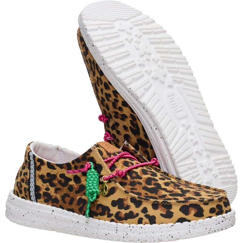 HEYDUDE Wendy Getaway Lace Women's Leopard