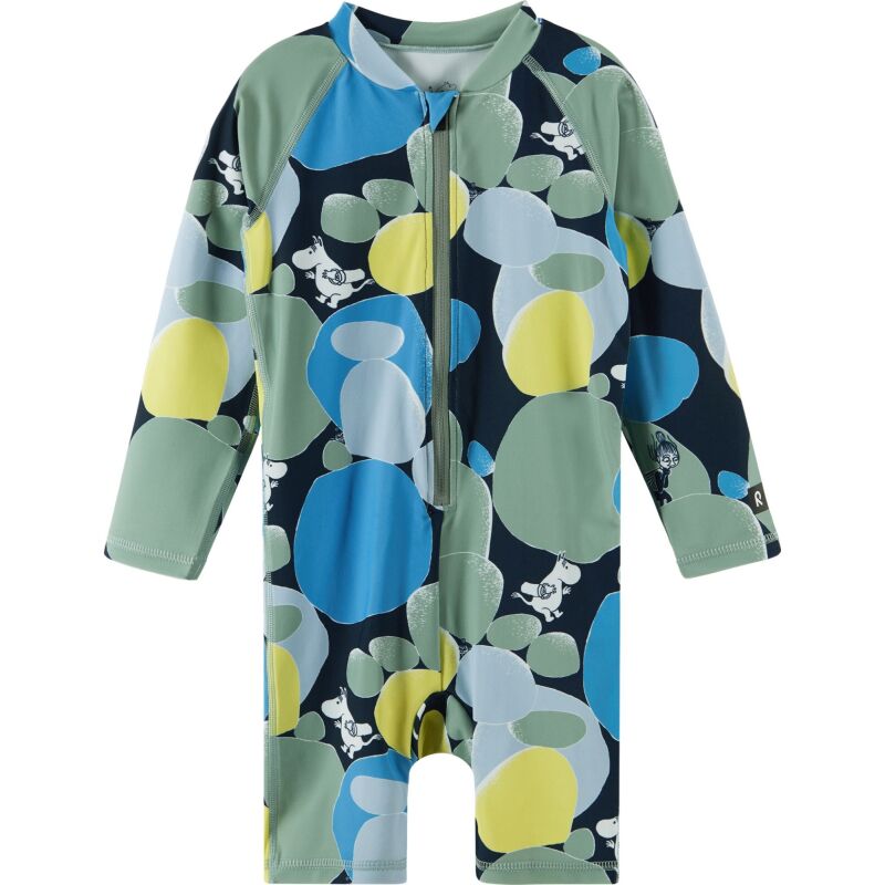 REIMA UPF 50+ Swimsuit Moomin Sandig 5200357B Stone Green 81B6