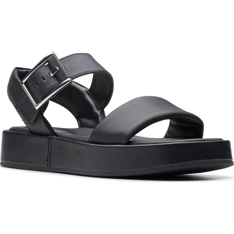 Clarks Alda Strap Women's Black Leather