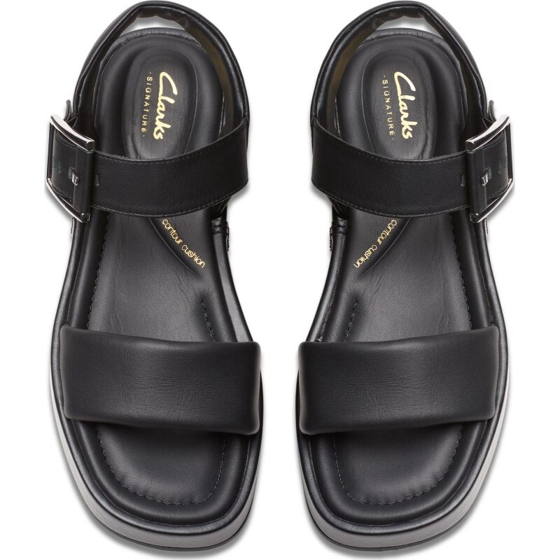 Clarks Alda Strap Women's Black Leather