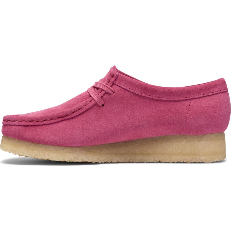 Clarks Wallabee Shoes Women's Pink Interest