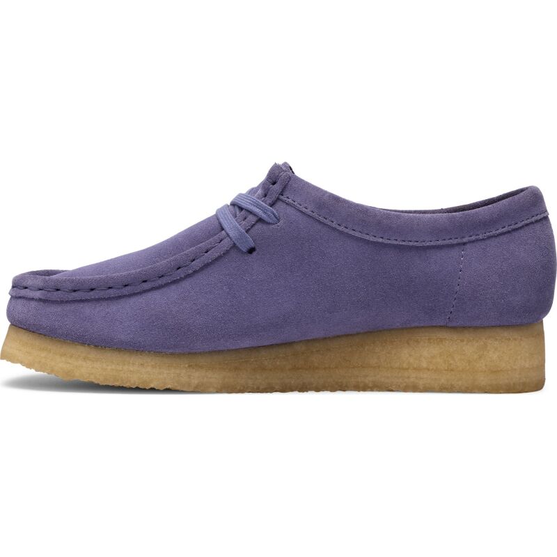 Clarks Wallabee Shoes Women's Purple Interest