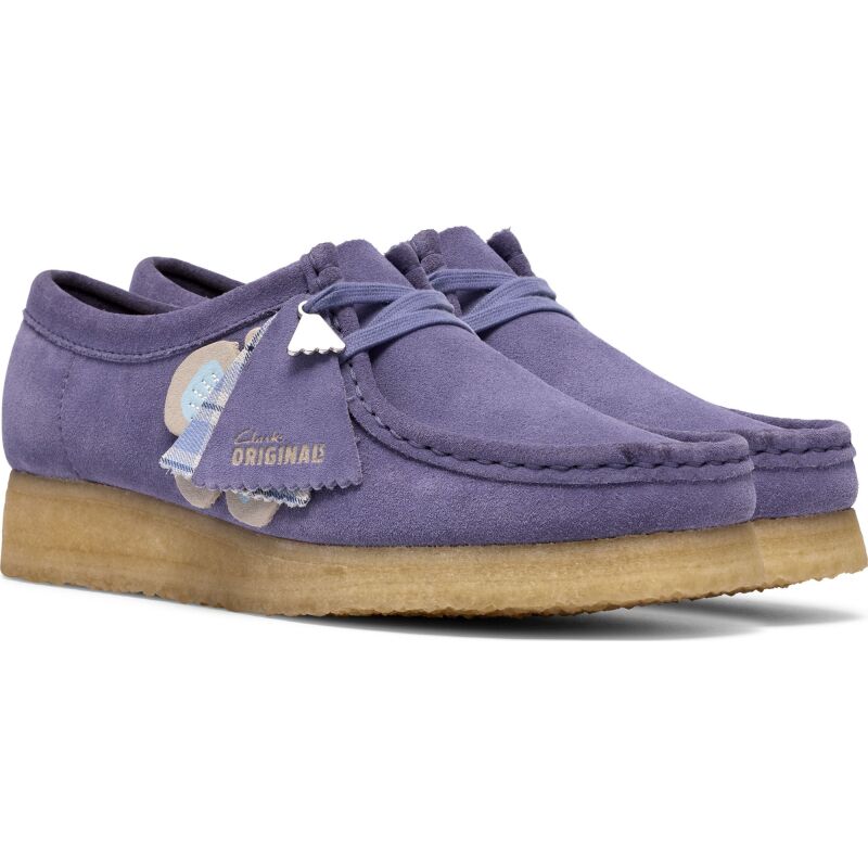 Clarks Wallabee Shoes Women's Purple Interest