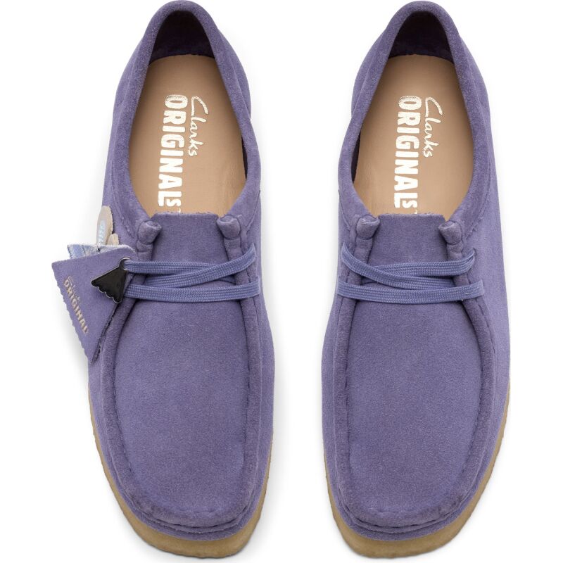 Clarks Wallabee Shoes Women's Purple Interest