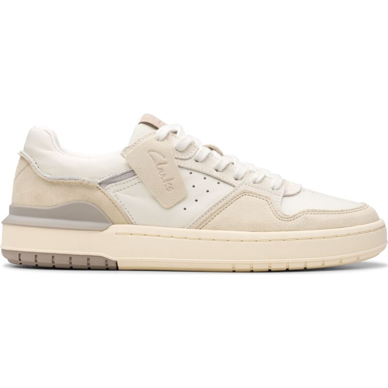 Clarks Courtlite 2 Lo Men's Off White Suede