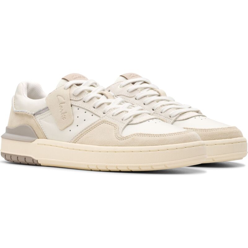 Clarks Courtlite 2 Lo Men's Off White Suede