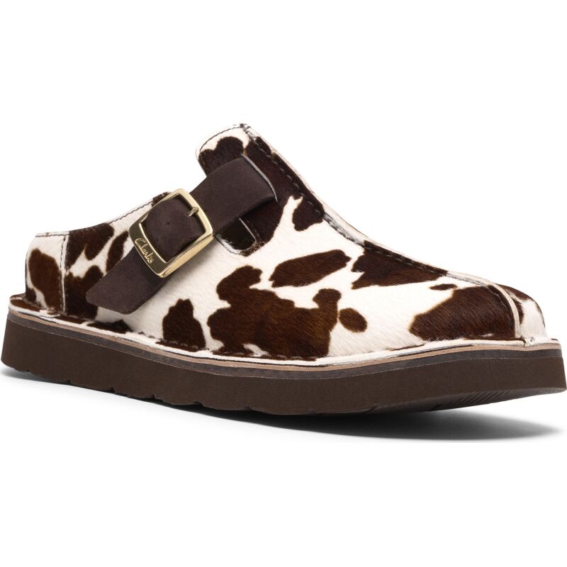 Clarks Solsbury Mule Women's Cow Print