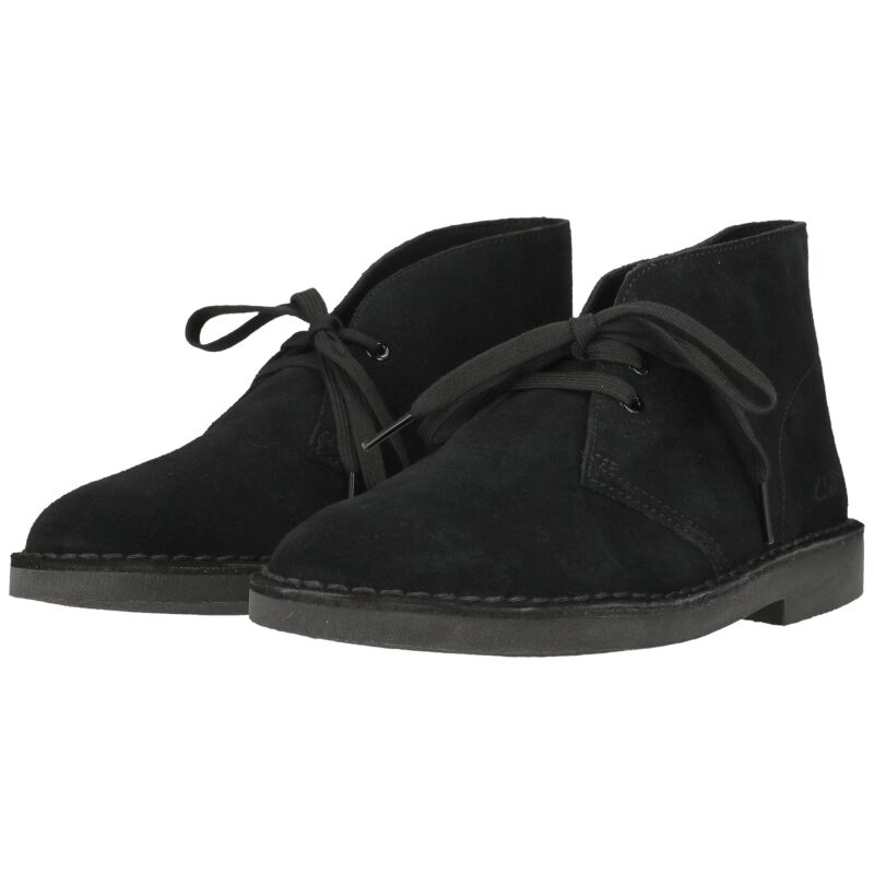Clarks Desert Boot EVO Women's Black Suede