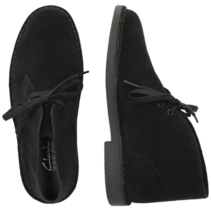 Clarks Desert Boot EVO Women's Black Suede