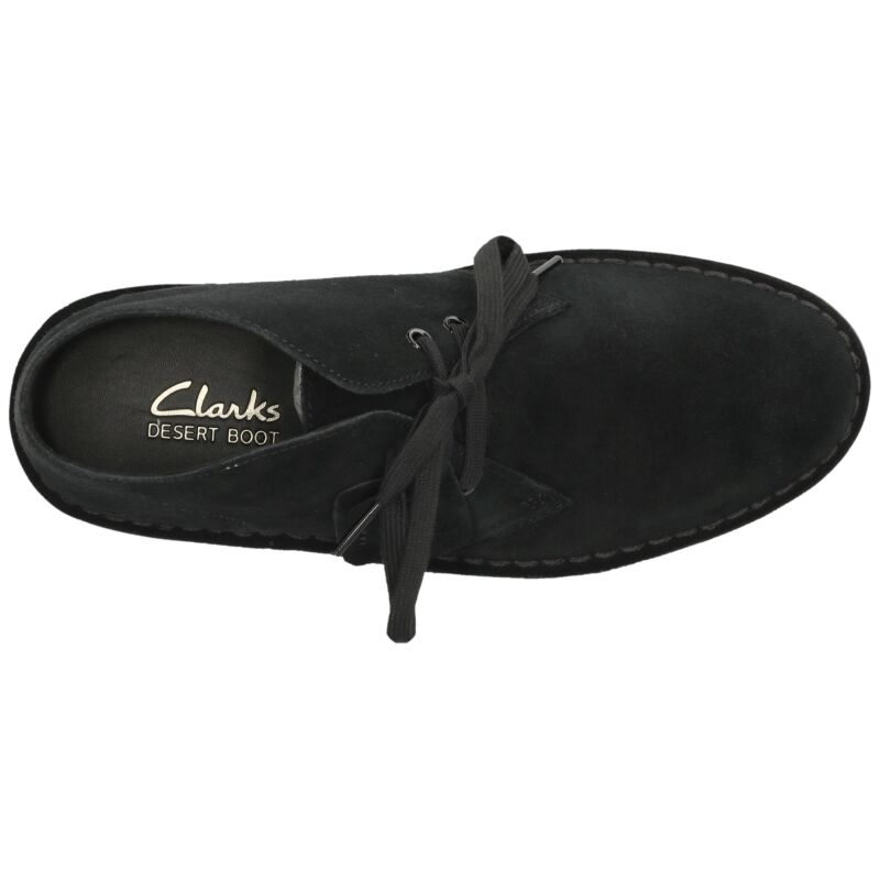 Clarks Desert Boot EVO Women's Black Suede