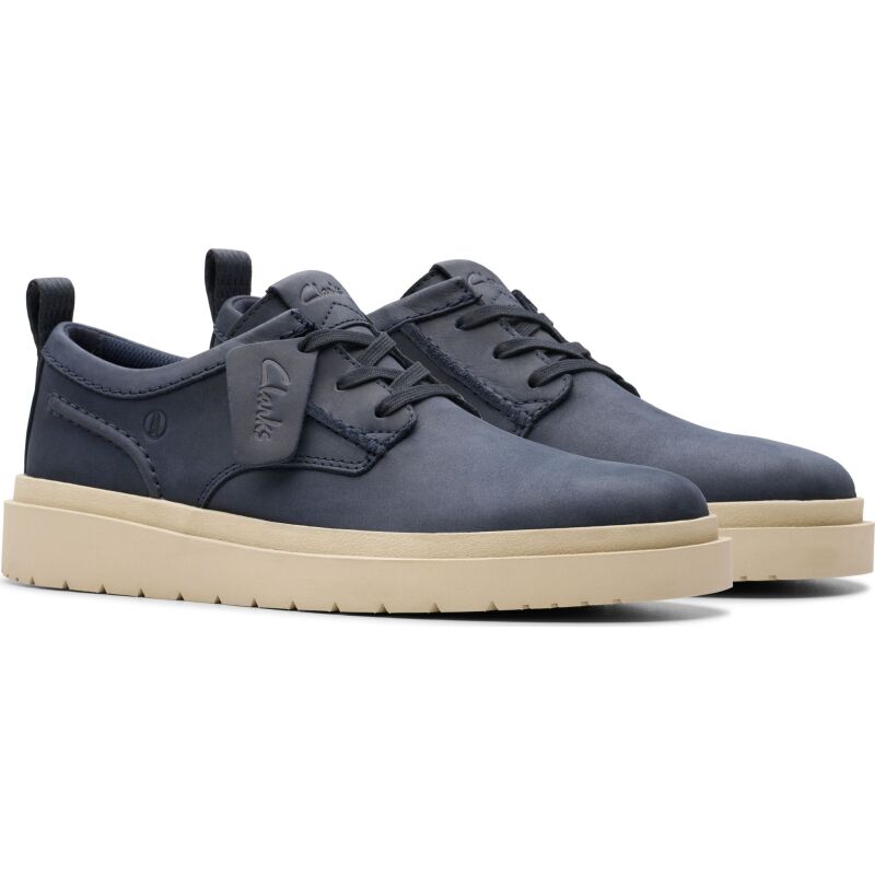 Clarks Polden Lace Men's Navy Leather