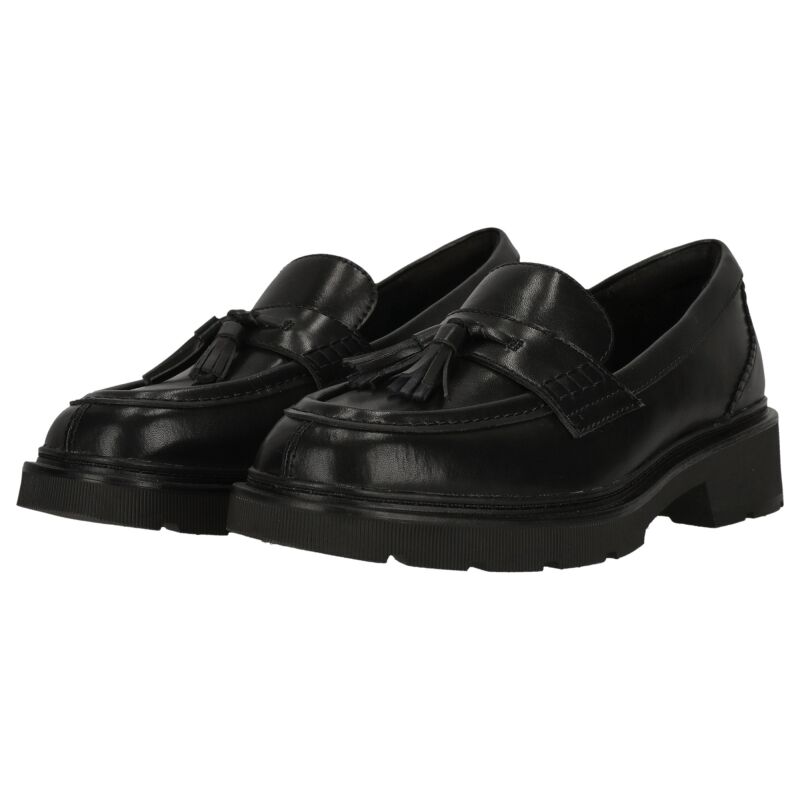 Clarks Lauryl Tassel Women's Black Leather