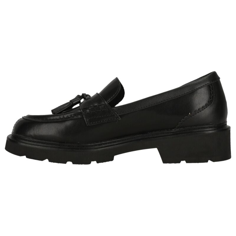 Clarks Lauryl Tassel Women's Black Leather