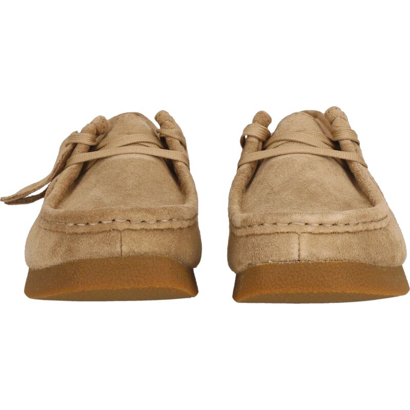 Clarks Wallabee EVO Shoe Women's Dark Sand Suede