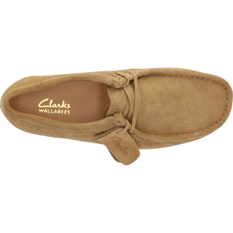 Clarks Wallabee EVO Shoe Women's Dark Sand Suede