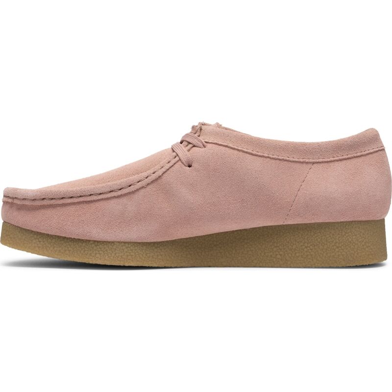 Clarks Wallabee EVO Shoe Women's Light Pink Suede