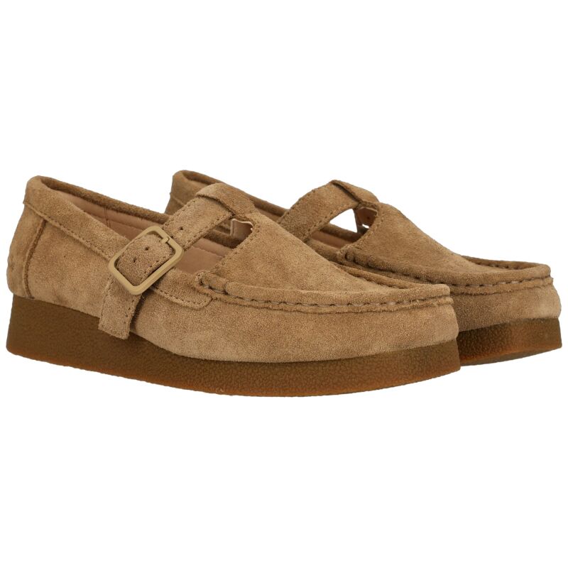 Clarks Wallabee EVO Bar Women's Dark Sand Suede